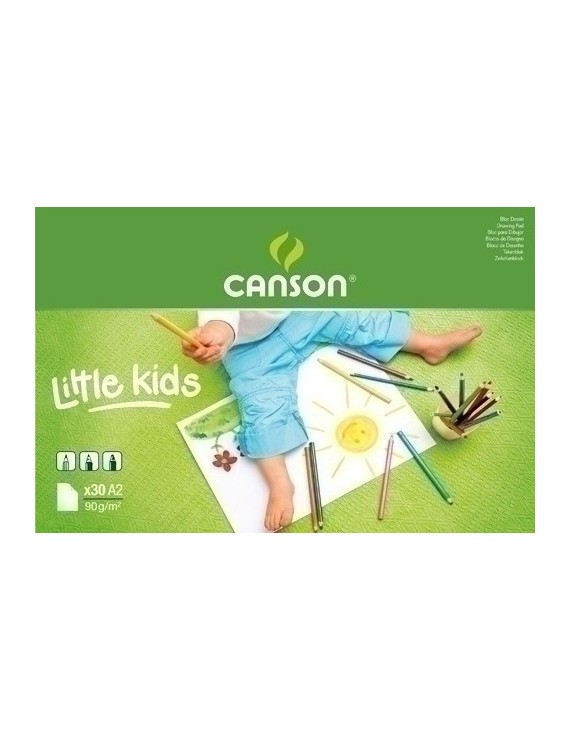 Bloc Dibujo Canson Kids Encol. A2 90G