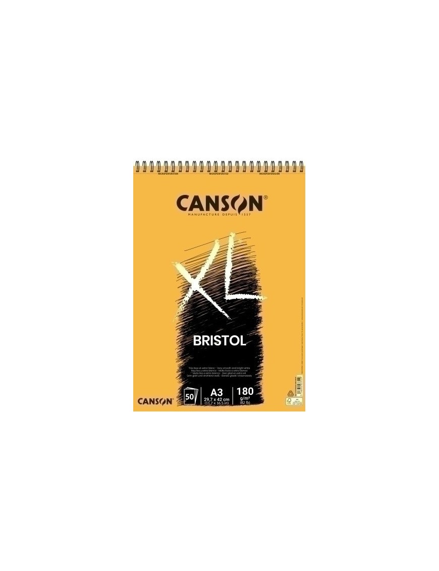 Bloc Dibujo Canson Xl Bristol  C/Esp. A3