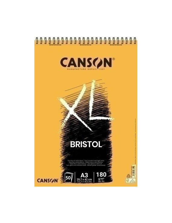 Bloc Dibujo Canson Xl Bristol  C/Esp. A3