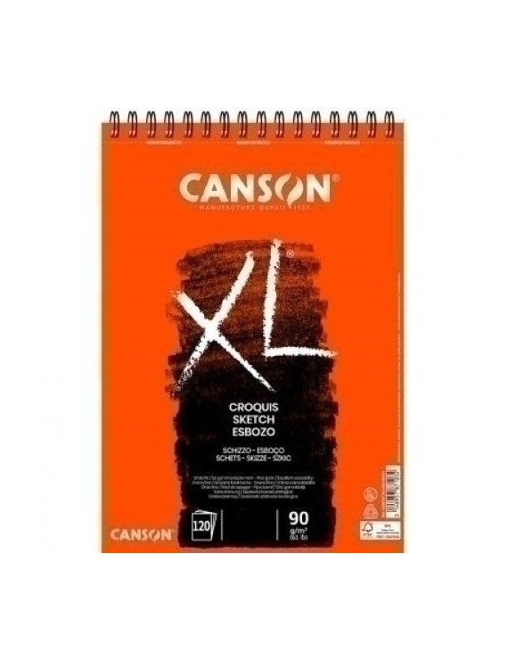 Bloc Dibujo Canson Xl Croquis C/Esp. A5