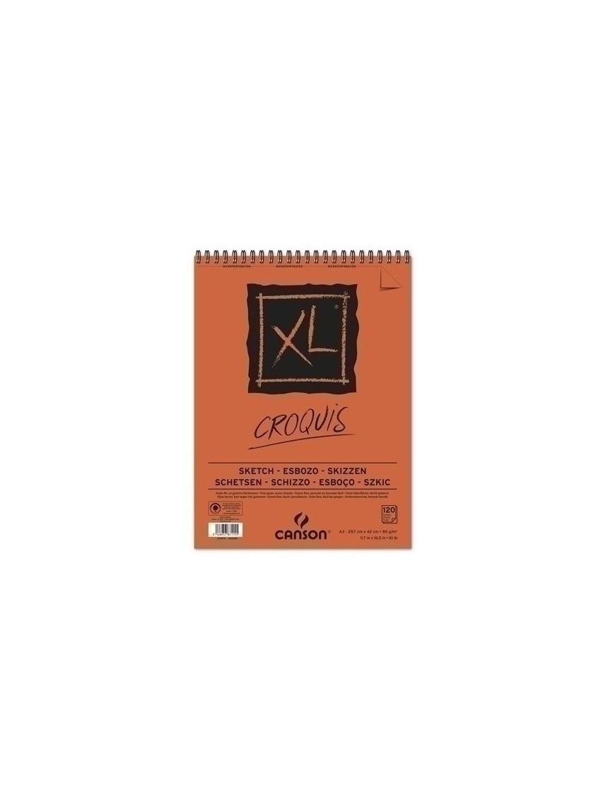 Bloc Dibujo Canson Xl Croquis C/Esp. A3