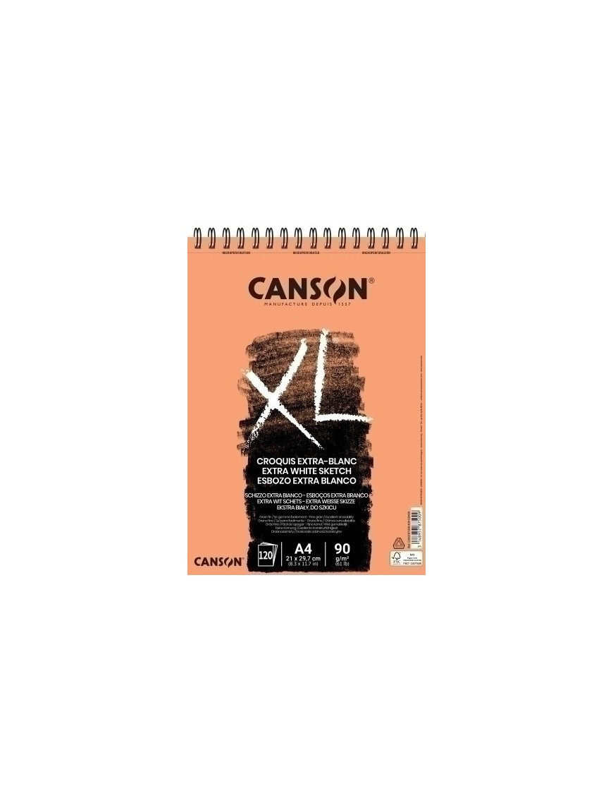 Bloc Dibujo Canson Xl Croquis C/Esp. A4