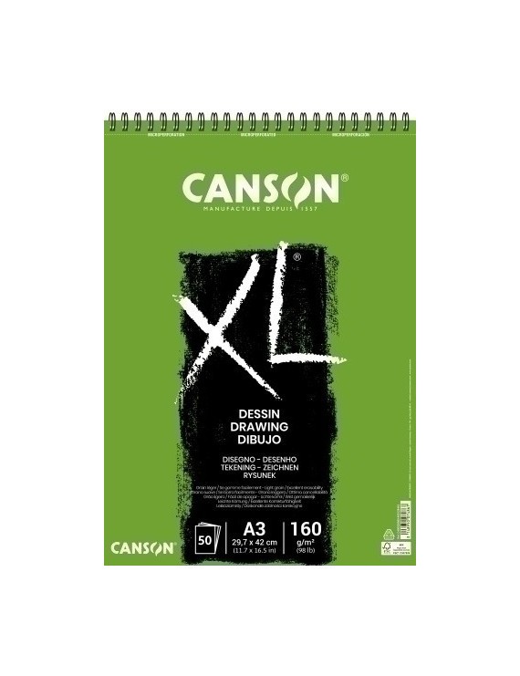 Bloc Dibujo Canson Xl Dessing C/Esp. A3