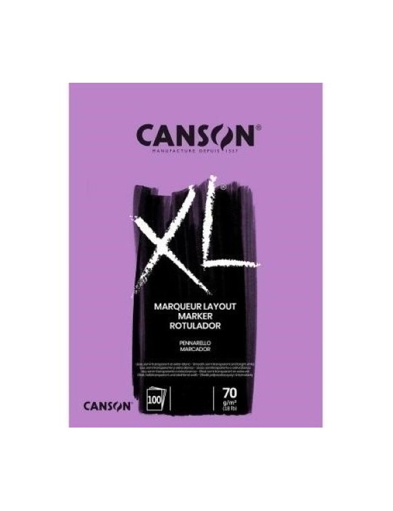 Bloc Dibujo Canson Xl Marker Enc. A3 70G