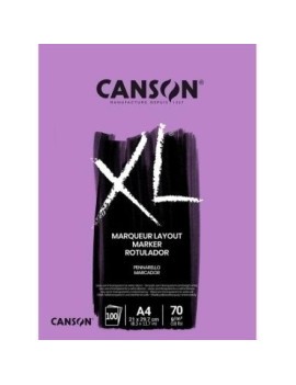 Bloc Dibujo Canson Xl Marker Enc. A4 70G