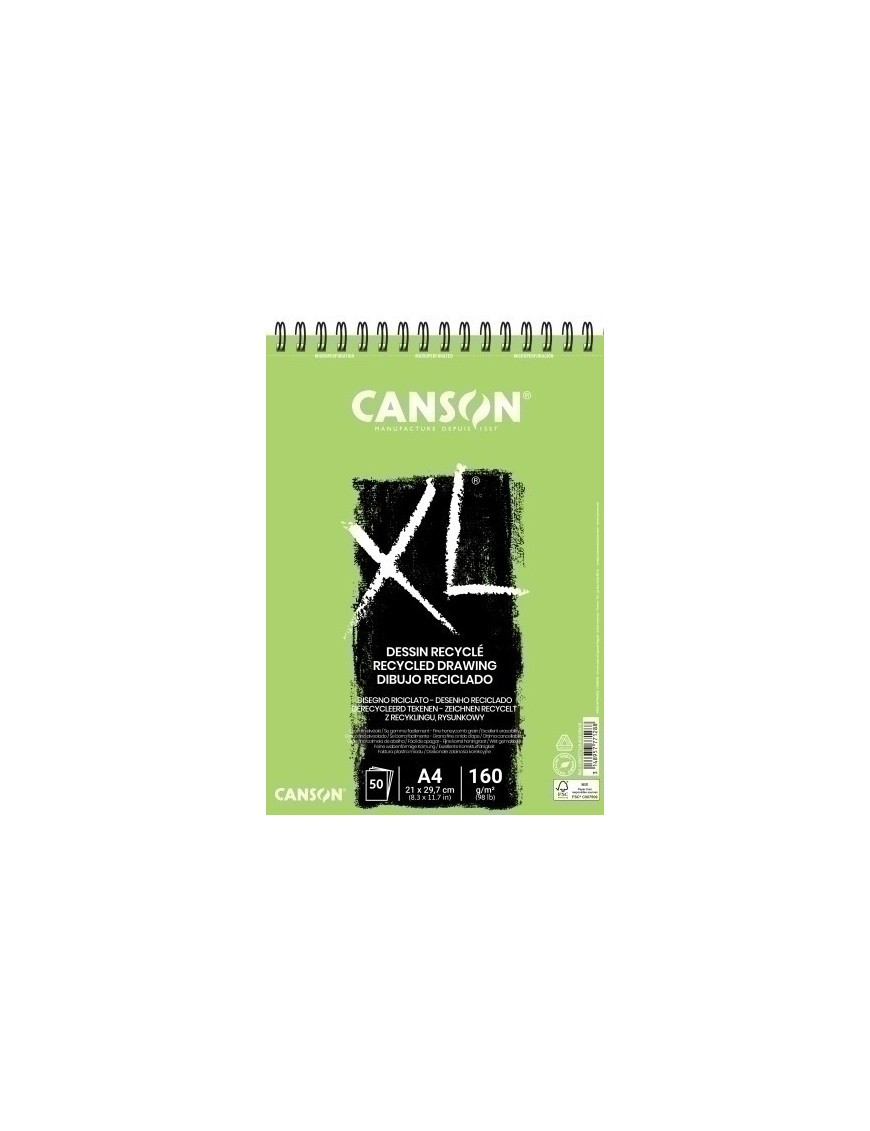 Bloc Dibujo Canson Xl Reciclado C/Esp. A