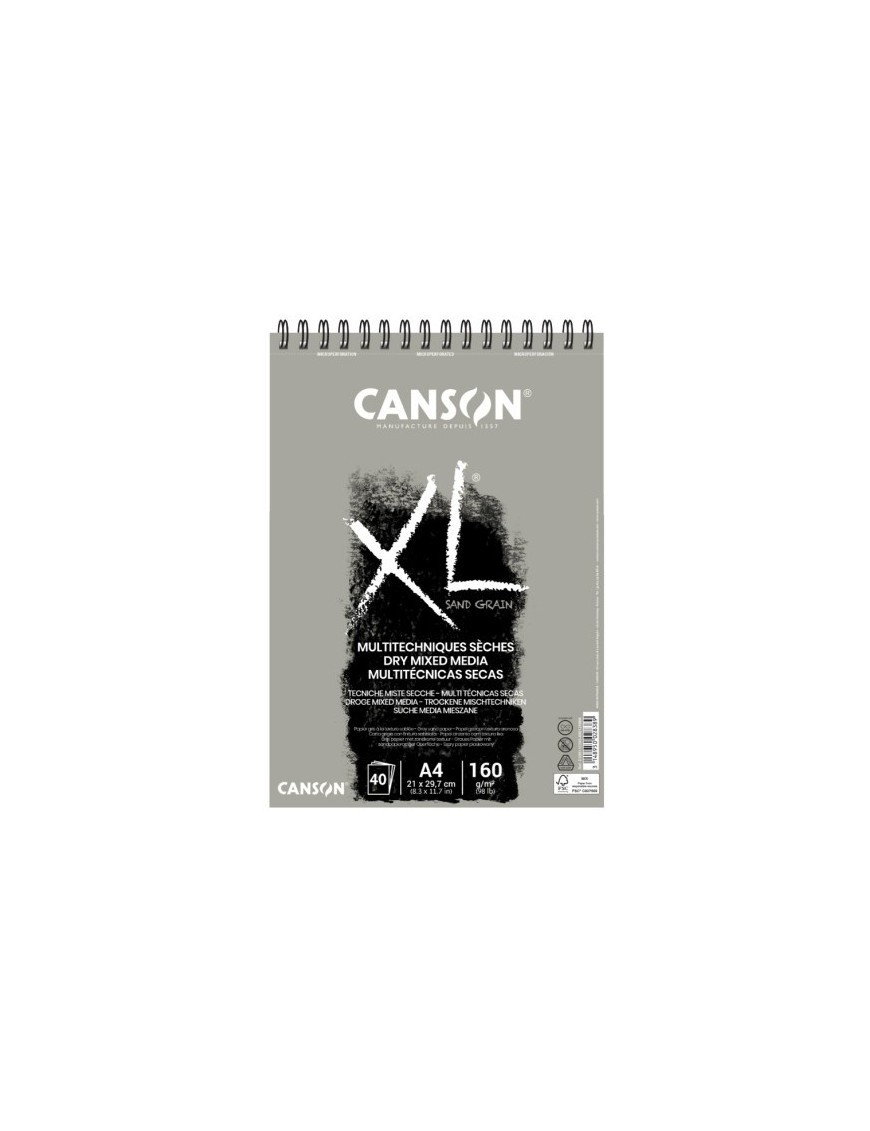 Bloc Dibujo Canson Xl Sand C/Esp. Gr. A3