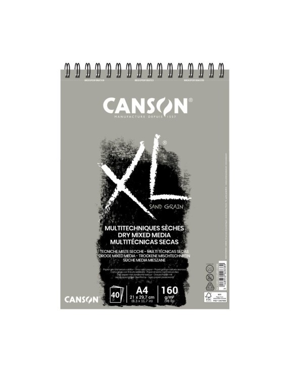 Bloc Dibujo Canson Xl Sand C/Esp. Gr. A3