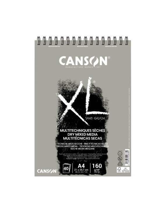 Bloc Dibujo Canson Xl Sand C/Esp. Gr. A4