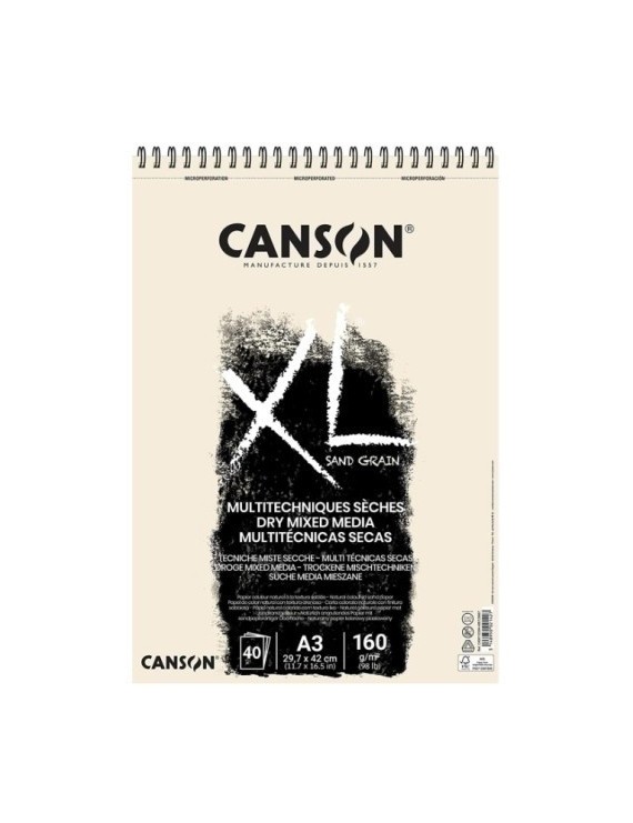 Bloc Dibujo Canson Xl Sand C/Esp. Nt. A3