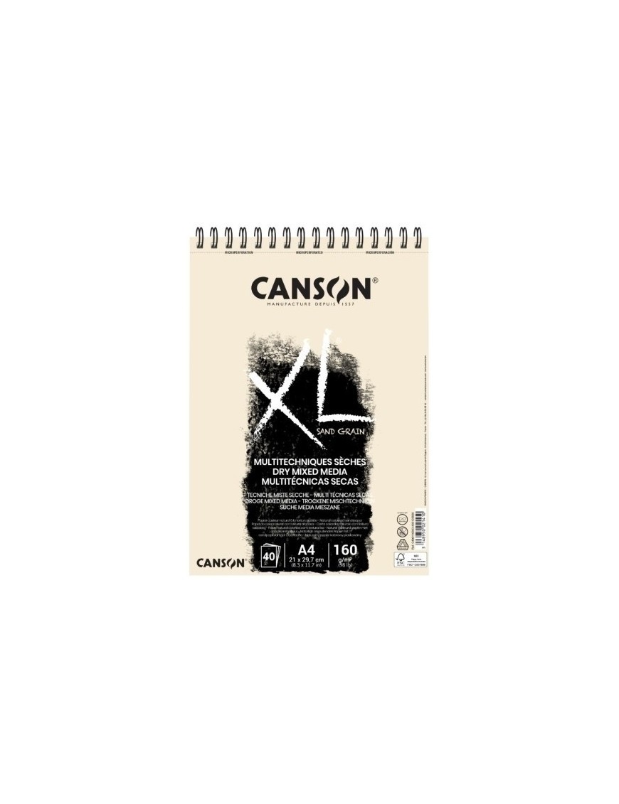 Bloc Dibujo Canson Xl Sand C/Esp. Nt. A4