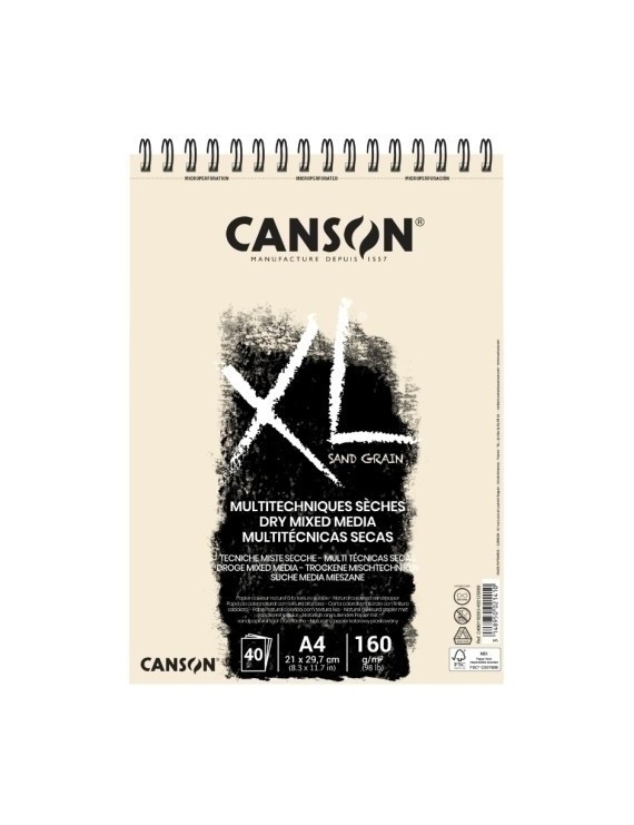 Bloc Dibujo Canson Xl Sand C/Esp. Nt. A4