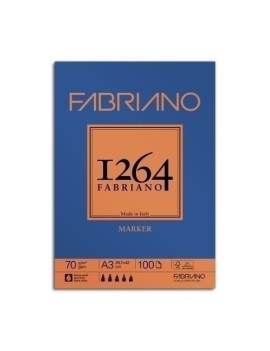 Bloc Dibujo Fabriano 1264 Marker A3 70G