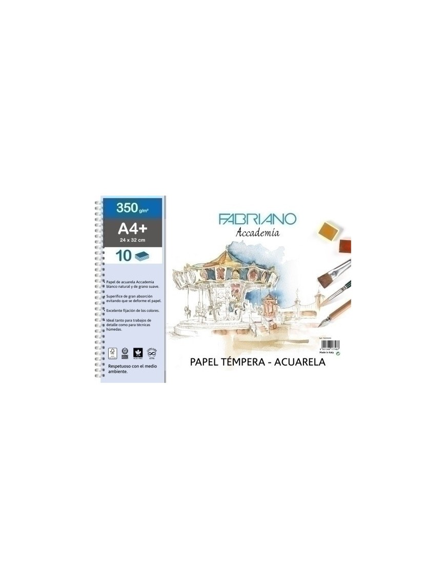 Bloc Dibujo Fabriano C/Esp. A4+ 350G