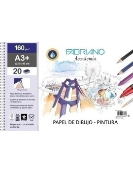 Bloc Dibujo Fabriano C/Esp. A3+ 160G