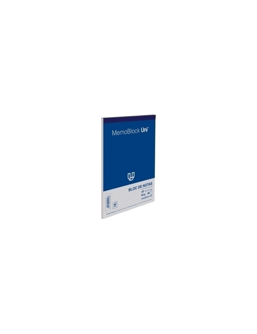 Bloc De Notas Uni Memoblock A5 80H Cd.4