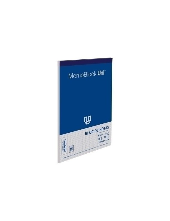 Bloc De Notas Uni Memoblock A5 80H Cd.4