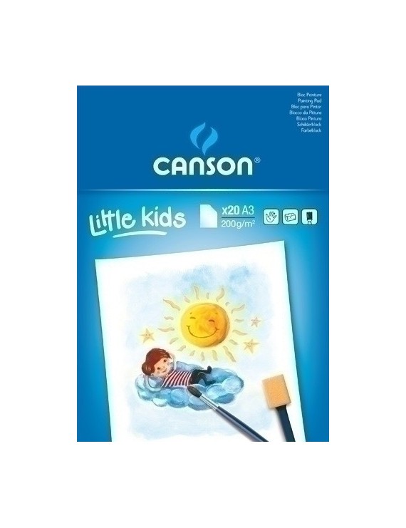 Block Pintura Gu-Can Kids A3 20H 200G