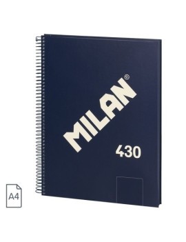 Bloc Milan 430 A4 80H Liso Azul