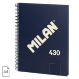 Bloc Milan 430 A4 80H Liso Azul