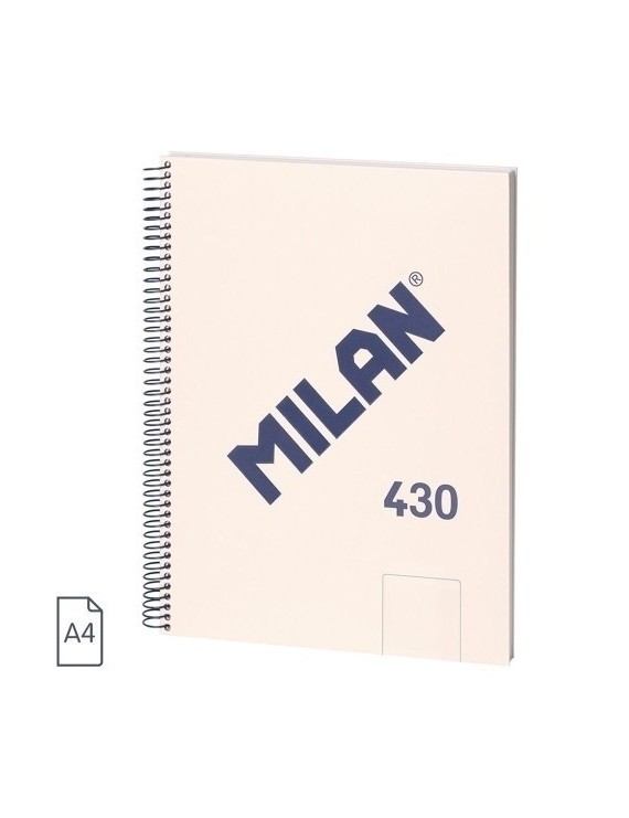 Bloc Milan 430 A4 80H Liso Beige