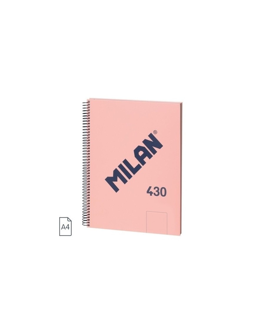 Bloc Milan 430 A4 80H Liso Rosa