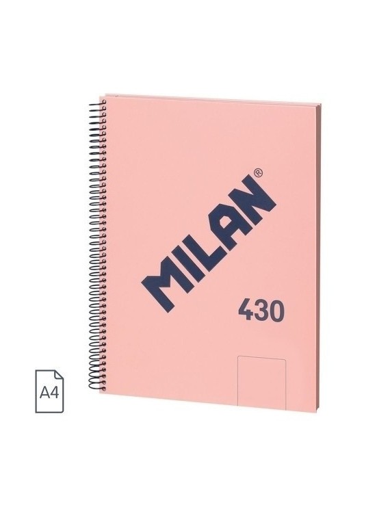 Bloc Milan 430 A4 80H Liso Rosa