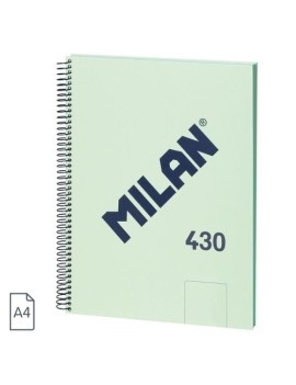 Bloc Milan 430 A4 80H Liso Verde