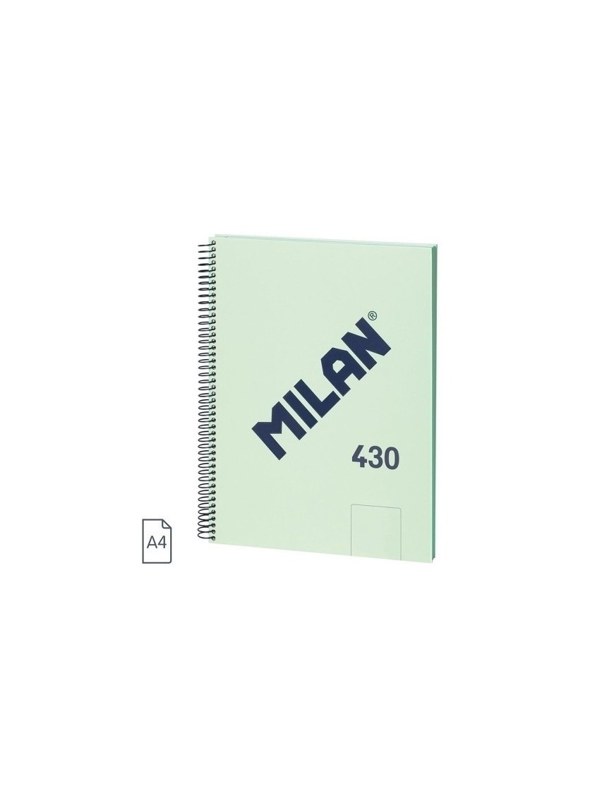 Bloc Milan 430 A4 80H Liso Verde