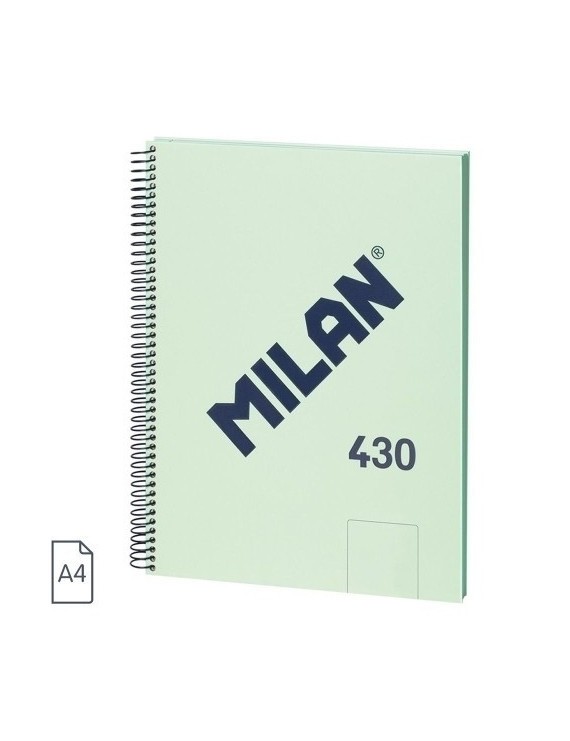 Bloc Milan 430 A4 80H Liso Verde