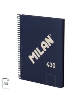 Bloc Milan 430 A5 80H Liso Azul