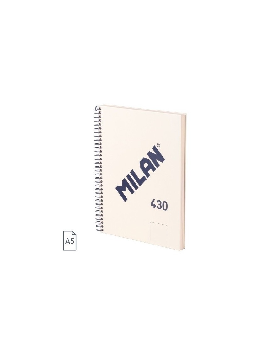 Bloc Milan 430 A5 80H Liso Beige