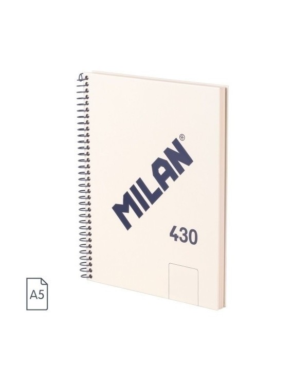 Bloc Milan 430 A5 80H Liso Beige