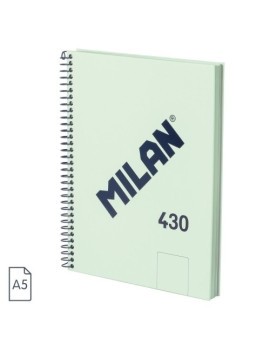 Bloc Milan 430 A5 80H Liso Verde