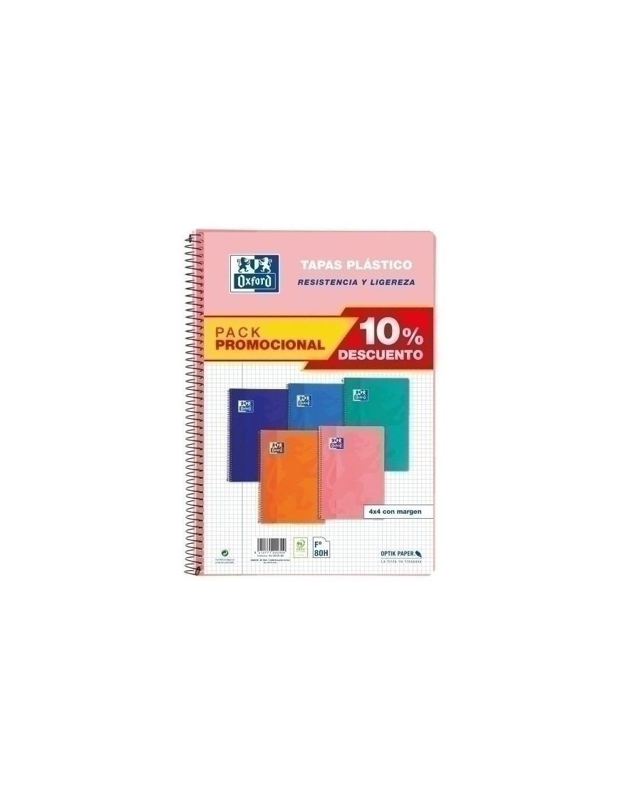 Block Oxf.Sch.Pp Fº 80H Cd.4 Pk.5