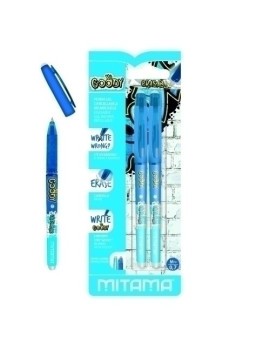 Boligrafo Mitama Goody Borrable Azul B/2