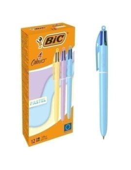 Boligrafo  4 Col.Bic Pastel