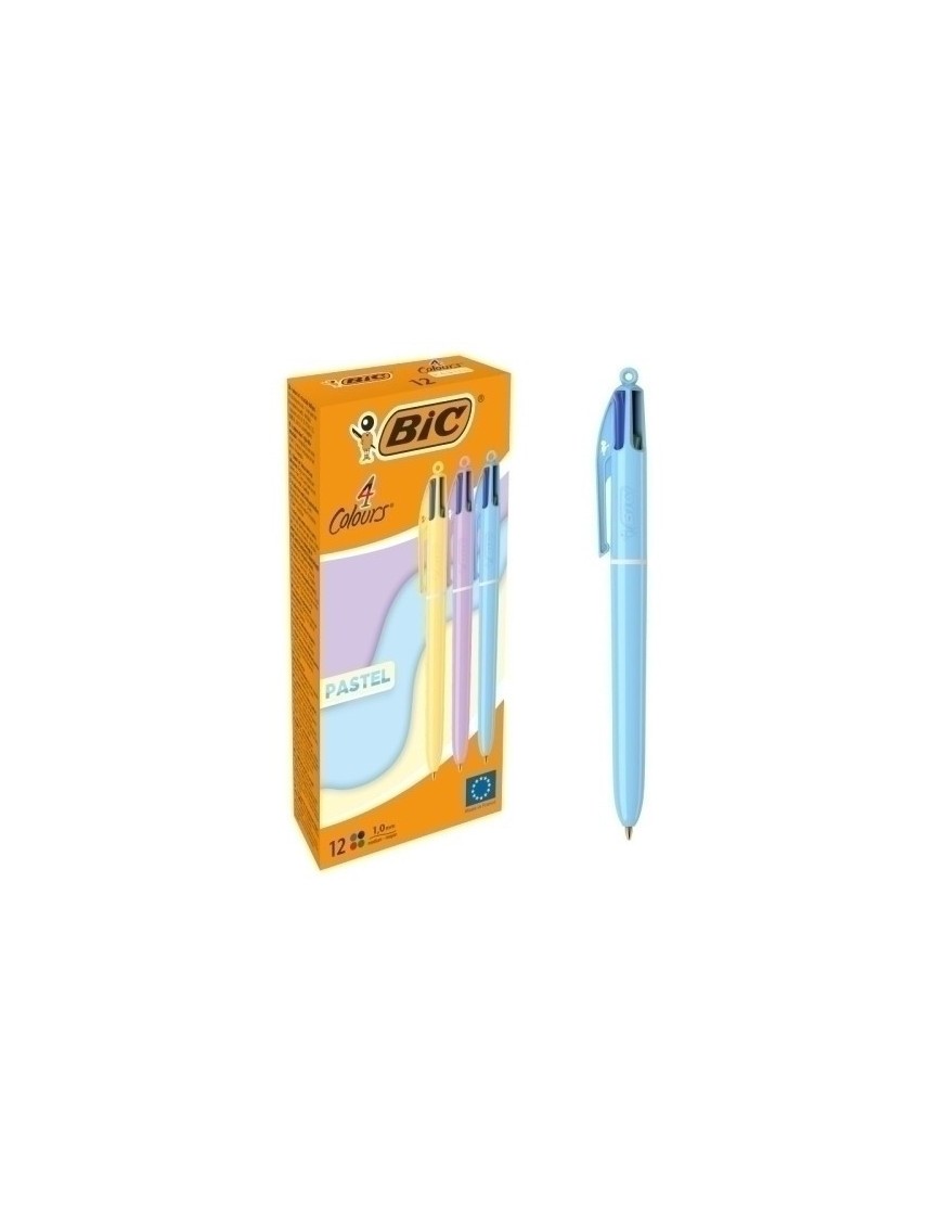 Boligrafo  4 Col.Bic Pastel