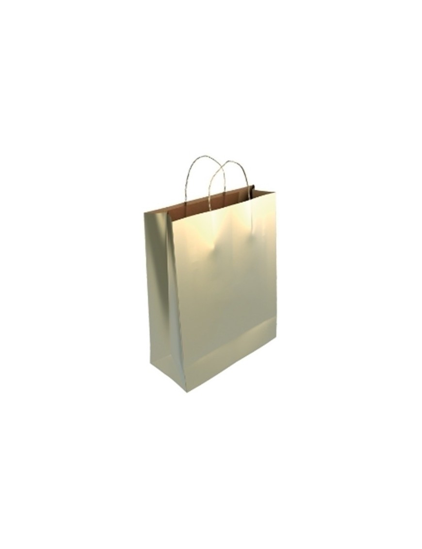 Bolsa Papel Kraft Liso 40X46 Oro P/25