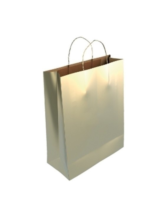 Bolsa Papel Kraft Liso 40X46 Oro P/25