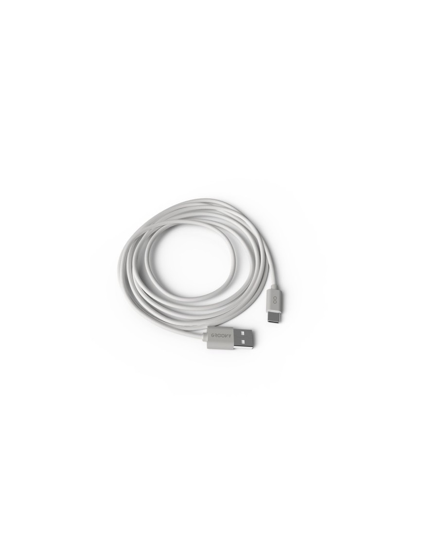 Cable Usb - Type C Blanco 2 M.