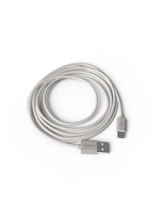 Cable Usb - Type C Blanco 2 M.