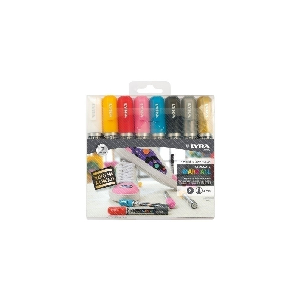 Rotul.Lyra Mark All 2,0 Mm. Surtido C/8