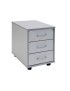 Cajonera Rocada 3 Cajones Al/Gris