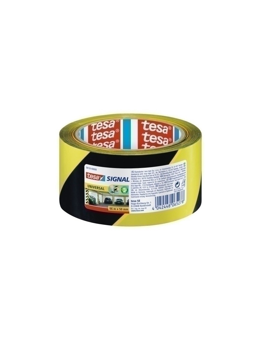 Rollos Seguridad 66X50 Mm. Bicolor Negro