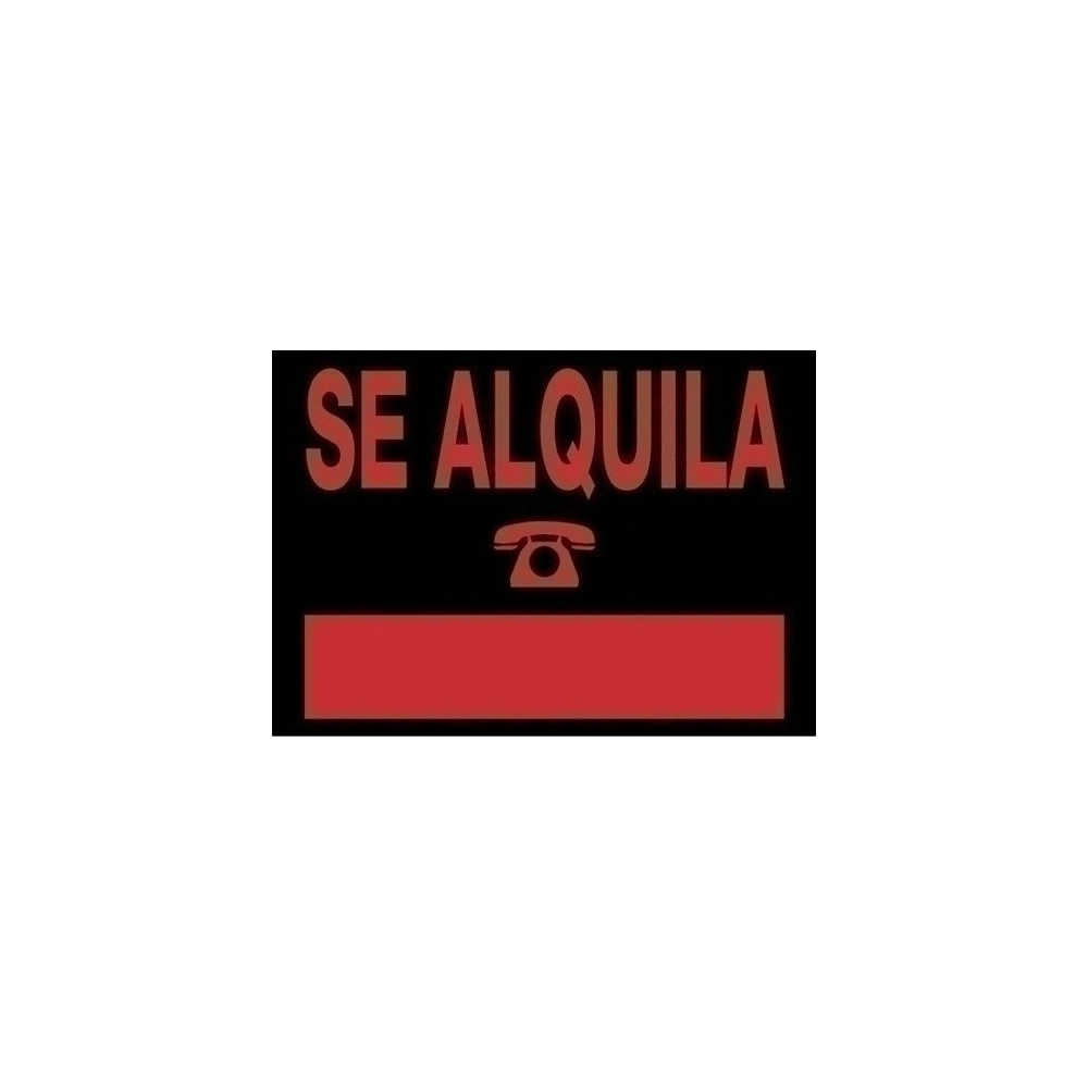 Cartel Anuncio Pvc 70X50 Se Alquila