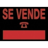 Cartel Anuncio Pvc 70X50 Se Vende
