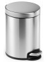 Papelera Durable Met.Redonda 5 L Inox