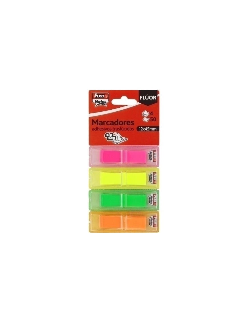 Banderitas Adhes. Fixo 12X45 Fluor B/4