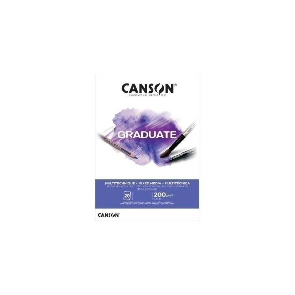 Bloc Dibujo C.Graduate Mix Med. A3 200G